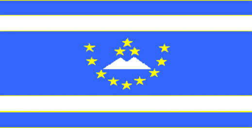 Flag of Alan`s- Karachay-Balkar flag
