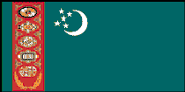 Туркмены, Республиука Туркменистан Turkmen bayraq