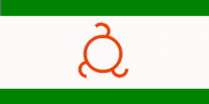 Ингушский флаг-Республика Ингушетия